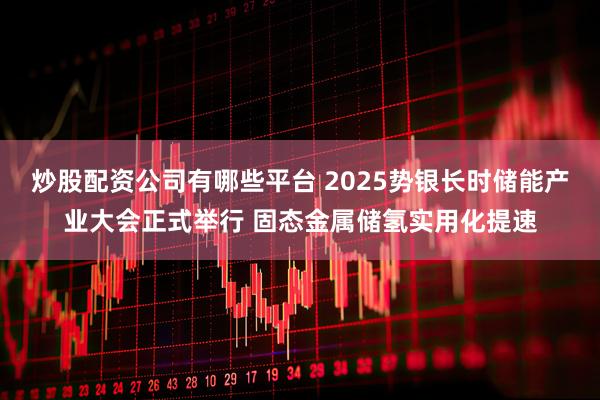 炒股配资公司有哪些平台 2025势银长时储能产业大会正式举行 固态金属储氢实用化提速